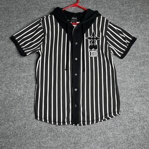 Disney Our Universe Kingdom Hearts Organization XIII Baseball Jersey Hoodie M